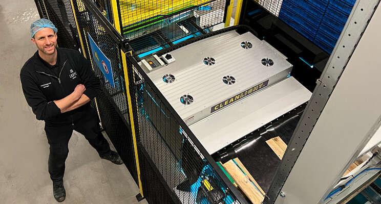 Duurzame ontsmetting pallets met UV