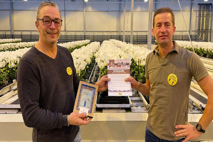 Golden Singolo naar medewerkers Opti-flor