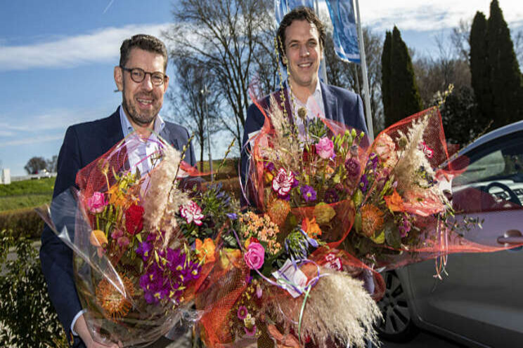 Burgemeester Arends steunt #flowerboostchallenge 